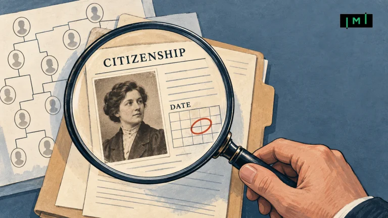 Citizenship by Descent Turns on One Ancestor