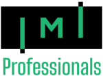 IMI Professionals (plural) Logo (font: Big Shoulders）
